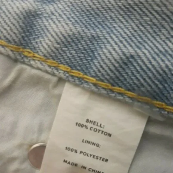 Superdown Scarlett Revolve Denim Jean Shorts Distressed Frayed Ripped Size 28 - Picture 8 of 8